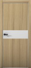 Изображение товара Межкомнатная дверь с экошпоном Aurum Doors Плутоний Pu 5 Дуб Светлый Анодированная кромка Al Манхэттен