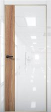 Изображение товара Межкомнатная дверь с экошпоном Aurum Doors Платина Pt 6 Crystall White Gold Edition Дуб Натуральный