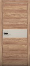 Изображение товара Межкомнатная дверь с экошпоном Aurum Doors Плутоний Pu 5 Дуб Натуральный Кромка ABC Силк Грей