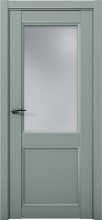 Изображение товара Межкомнатная дверь с экошпоном Aurum Doors Кобальт Co 33 Deep Green Сатинат