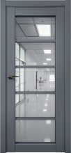 Изображение товара Межкомнатная дверь с экошпоном Aurum Doors Кобальт Co 23 Антрацит Зеркало