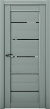 Изображение товара Межкомнатная дверь с экошпоном Aurum Doors Кобальт Co 1 Deep Green Черный лакобель