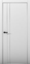 Изображение товара Межкомнатная дверь с экошпоном Aurum Doors Паладий Pd 4 Манхэттен Анодированная кромка Al
