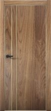Изображение товара Межкомнатная дверь с экошпоном Aurum Doors Плутоний Pu 4 Орех Пекан Gold Edition