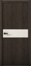 Изображение товара Межкомнатная дверь с экошпоном Aurum Doors Плутоний Pu 5 Дуб Темный Black Edition Магнолия