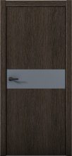 Изображение товара Межкомнатная дверь с экошпоном Aurum Doors Плутоний Pu 5 Дуб Темный Black Edition Антрацит