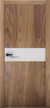 Изображение товара Межкомнатная дверь с экошпоном Aurum Doors Плутоний Pu 5 Орех Пекан Кромка ABC Манхэттен