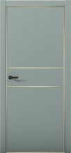 Изображение товара Межкомнатная дверь с экошпоном Aurum Doors Паладий Pd 3 Deep Green Gold Edition