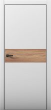 Изображение товара Межкомнатная дверь с экошпоном Aurum Doors Паладий Pd 5 Манхэттен Black Edition Дуб Натуральный