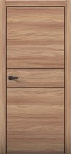 Изображение товара Межкомнатная дверь с экошпоном Aurum Doors Плутоний Pu 3 Дуб Натуральный Black Edition