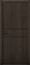 Изображение товара Межкомнатная дверь с экошпоном Aurum Doors Плутоний Pu 3 Дуб Темный Black Edition