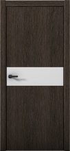 Изображение товара Межкомнатная дверь с экошпоном Aurum Doors Плутоний Pu 5 Дуб Темный Black Edition Манхэттен