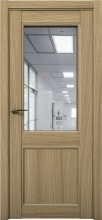 Изображение товара Межкомнатная дверь с экошпоном Aurum Doors Кобальт Co 33 Дуб Светлый Зеркало