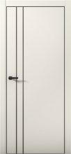Изображение товара Межкомнатная дверь с экошпоном Aurum Doors Паладий Pd 4 Магнолия Black Edition