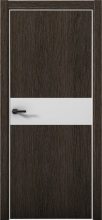 Изображение товара Межкомнатная дверь с экошпоном Aurum Doors Плутоний Pu 5 Дуб Темный Al White Манхэттен