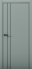 Изображение товара Межкомнатная дверь с экошпоном Aurum Doors Паладий Pd 4 Deep Green Black Edition