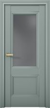 Изображение товара Межкомнатная дверь с экошпоном Aurum Doors Кобальт Co 31 Deep Green Графит