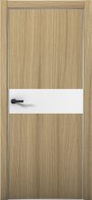Изображение товара Межкомнатная дверь с экошпоном Aurum Doors Плутоний Pu 5 Дуб Светлый Анодированная кромка Al Аляска