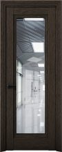 Изображение товара Межкомнатная дверь с экошпоном Aurum Doors Кобальт Co 38 Дуб Темный Прозрачное зеркало