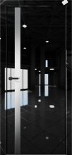 Изображение товара Межкомнатная дверь с экошпоном Aurum Doors Платина Pt 7 Crystall Black Black Edition Сильвер грей