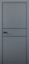 Изображение товара Межкомнатная дверь с экошпоном Aurum Doors Паладий Pd 3 Антрацит Black Edition