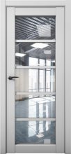Изображение товара Межкомнатная дверь с экошпоном Aurum Doors Кобальт Co 23 Манхэттен Прозрачное стекло