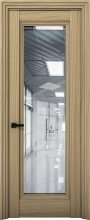 Изображение товара Межкомнатная дверь с экошпоном Aurum Doors Кобальт Co 38 Дуб Светлый Прозрачное зеркало