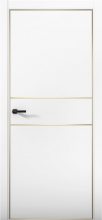 Изображение товара Межкомнатная дверь с экошпоном Aurum Doors Паладий Pd 3 Аляска Gold Edition