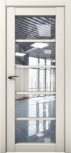 Изображение товара Межкомнатная дверь с экошпоном Aurum Doors Кобальт Co 23 Магнолия Прозрачное стекло
