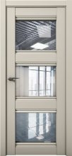Изображение товара Межкомнатная дверь с экошпоном Aurum Doors Кобальт Co 24 Силк грей Прозрачное стекло