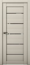 Изображение товара Межкомнатная дверь с экошпоном Aurum Doors Кобальт Co 1 Силк грей Черный лакобель