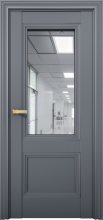Изображение товара Межкомнатная дверь с экошпоном Aurum Doors Кобальт Co 31 Антрацит Зеркало