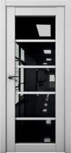 Изображение товара Межкомнатная дверь с экошпоном Aurum Doors Кобальт Co 23 Манхэттен Черный лакобель