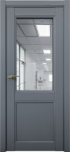 Изображение товара Межкомнатная дверь с экошпоном Aurum Doors Кобальт Co 33 Антрацит Зеркало