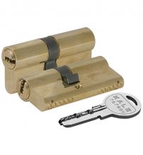 Изображение товара Цилиндровый механизм 164 SN/90 (30+10+50) mm упк.БЛИСТЕР латунь 5 кл.