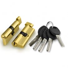 Изображение товара Цилиндровый механизм (A202/60) A2002Knob60(25+10+25) с вертушкой PB латунь