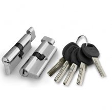 Изображение товара Цилиндровый механизм (A202/80) A2002Knob80(35+10+35) с вертушкой SN никель 