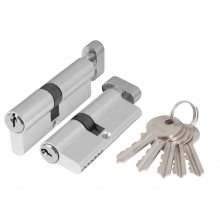 Изображение товара Цилиндровый механизм (AZ102/90) AZ1002Knob90 (50+10+30) CP хром 