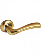 Изображение товара Раздельная дверная ручка Palidore A-60 матовое золото/золото