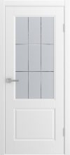 Изображение товара Межкомнатная эмалированная дверь Liga Arte Tesoro белая остекленная