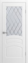 Изображение товара Межкомнатная эмалированная дверь Liga Arte Venezia белая остекленная