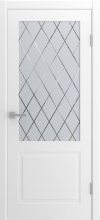 Изображение товара Межкомнатная эмалированная дверь Liga Arte Verona белая остекленная