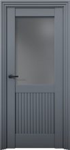 Изображение товара Межкомнатная дверь с экошпоном Aurum Doors Никель Ni 3 Антрацит Графит