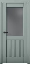 Изображение товара Межкомнатная дверь с экошпоном Aurum Doors Никель Ni 3 Deep Green Графит