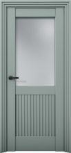 Изображение товара Межкомнатная дверь с экошпоном Aurum Doors Никель Ni 3 Deep Green Сатинат
