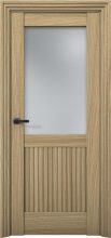 Изображение товара Межкомнатная дверь с экошпоном Aurum Doors Никель Ni 3 Дуб Светлый Сатинат