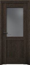 Изображение товара Межкомнатная дверь с экошпоном Aurum Doors Никель Ni 3 Дуб Темный Графит
