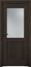 Изображение товара Межкомнатная дверь с экошпоном Aurum Doors Никель Ni 3 Дуб Темный Сатинат