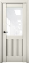 Изображение товара Межкомнатная дверь с экошпоном Aurum Doors Никель Ni 3 Магнолия Белый лакобель