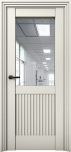 Изображение товара Межкомнатная дверь с экошпоном Aurum Doors Никель Ni 3 Магнолия Зеркало